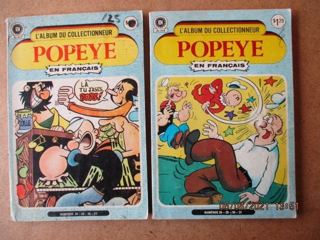 adv0736 popeye omnibus frans 4, Meerdere stripboeken, Ophalen, Gelezen