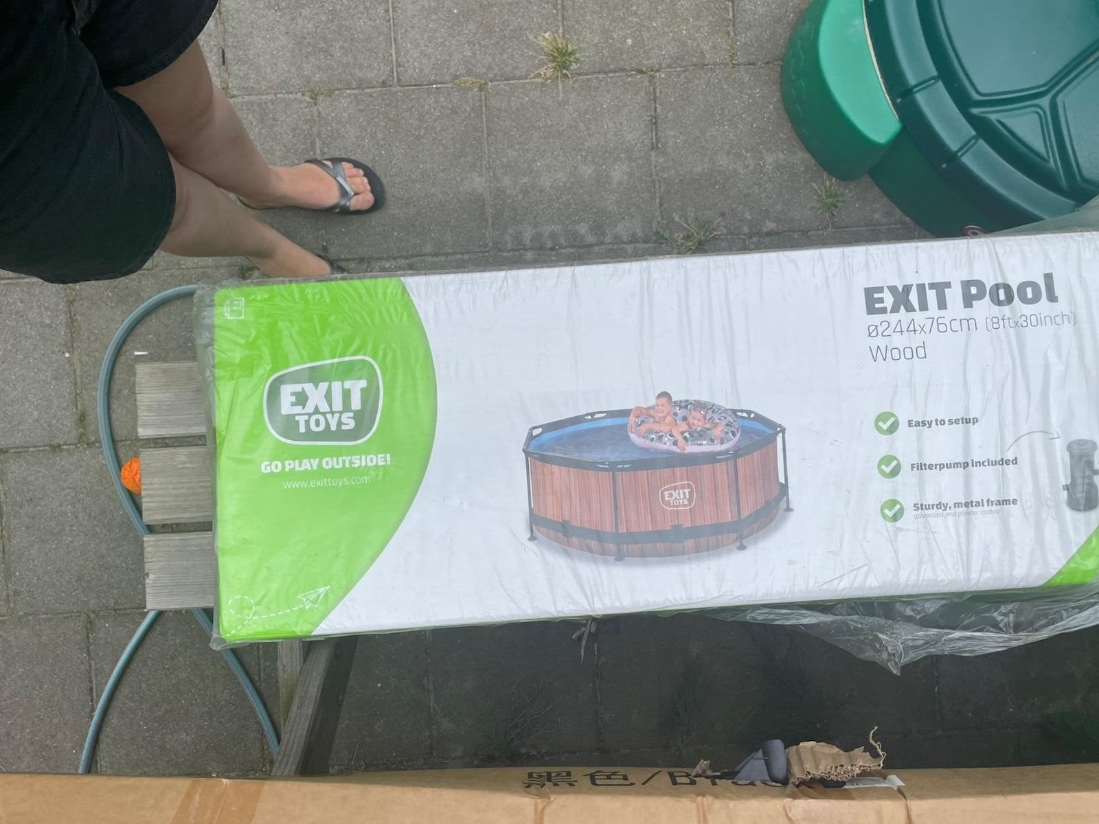 Exit Toys zwembad, Ophalen, Rond, Zo goed als nieuw, Opzetzwembad