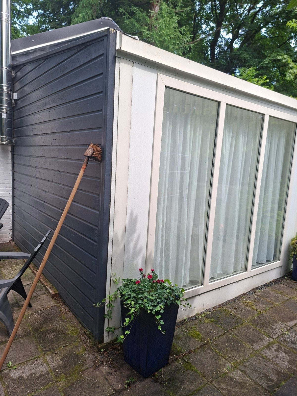 serre, Tuin en Terras, Ophalen of Verzenden, Gebruikt, Kunststof, 3 ramen of meer