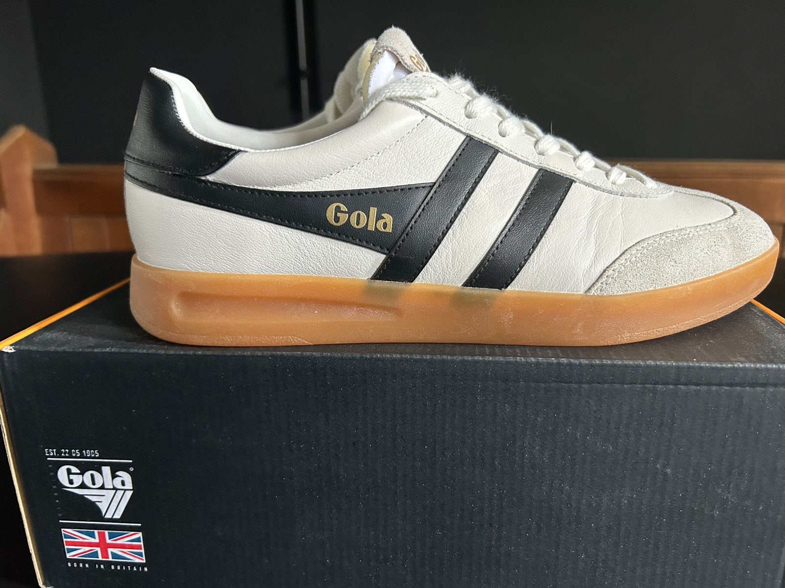 Gola Cyclone 43 Nieuw, Wit, Nieuw, Ophalen of Verzenden, Sneakers of Gympen