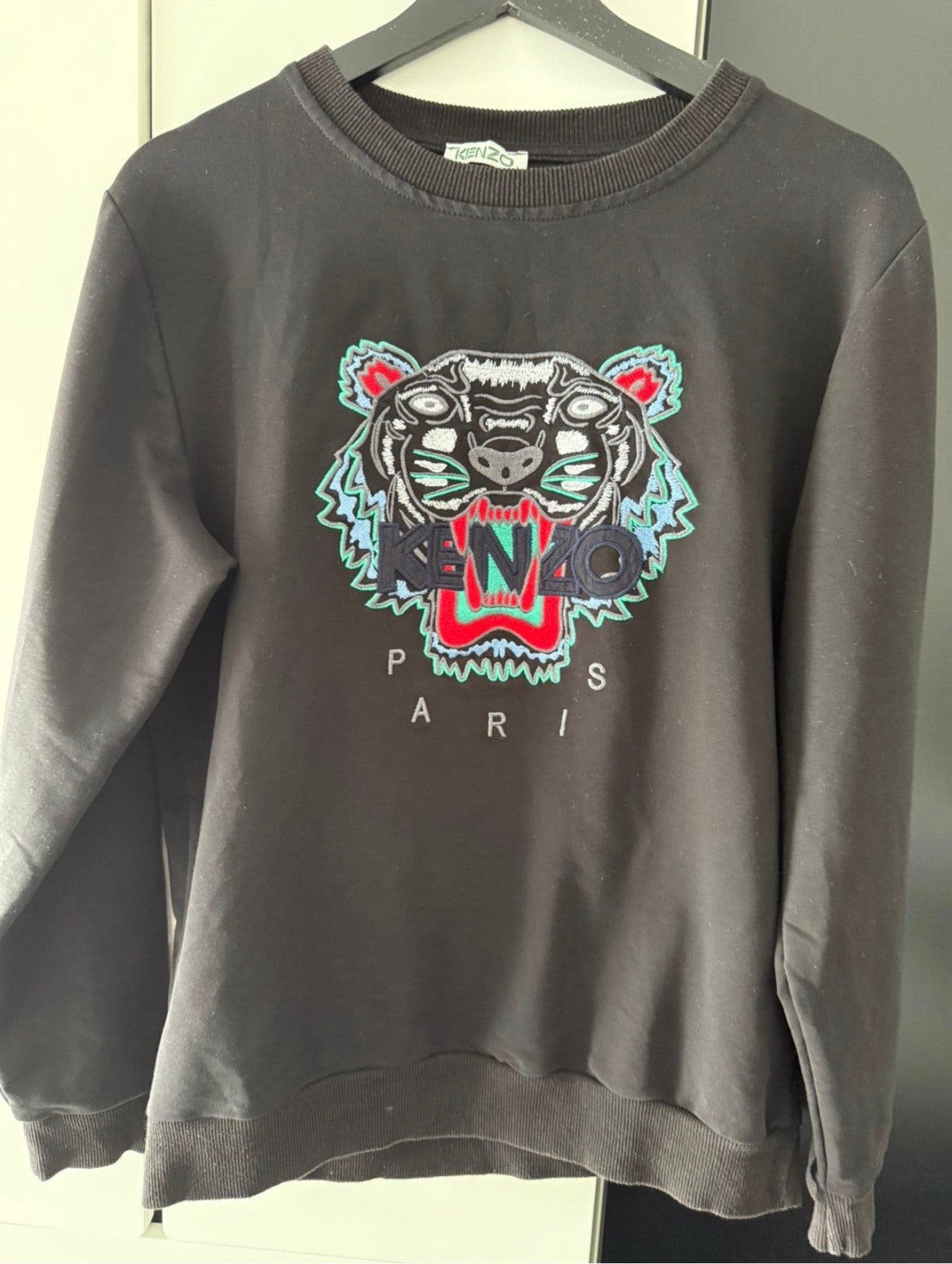 Kenzo Paris Kleurrijke Tijger Trui, Ophalen of Verzenden, Nieuw, Maat 52/54 (L), Zwart