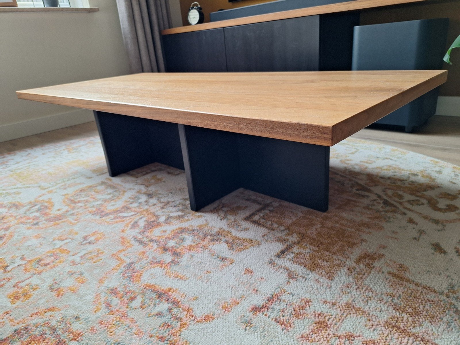 Salontafel 137x60x31cm, Ophalen, Gebruikt, Rechthoekig