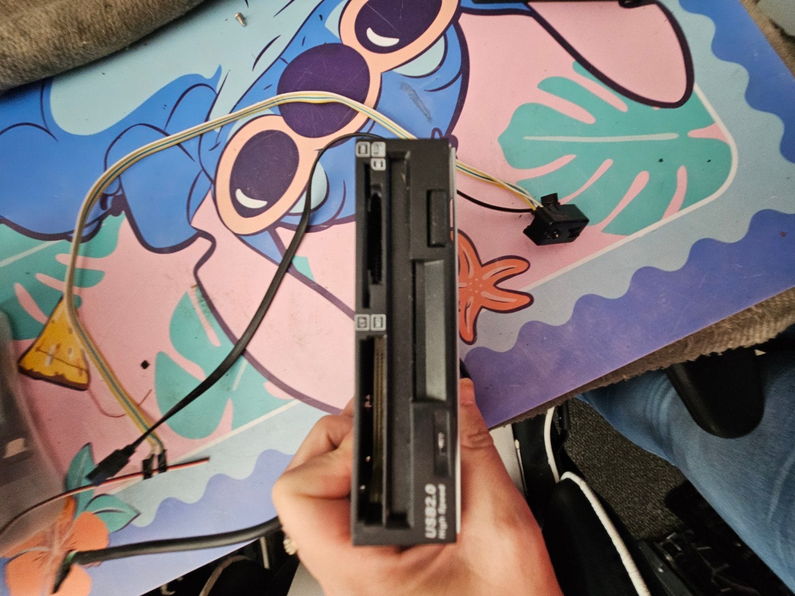 Mitsumi F4430M Floppy Drive & USB 2.0 Kaartlezer, Computers en Software, Intern, Gebruikt, Ophalen of Verzenden, Windows