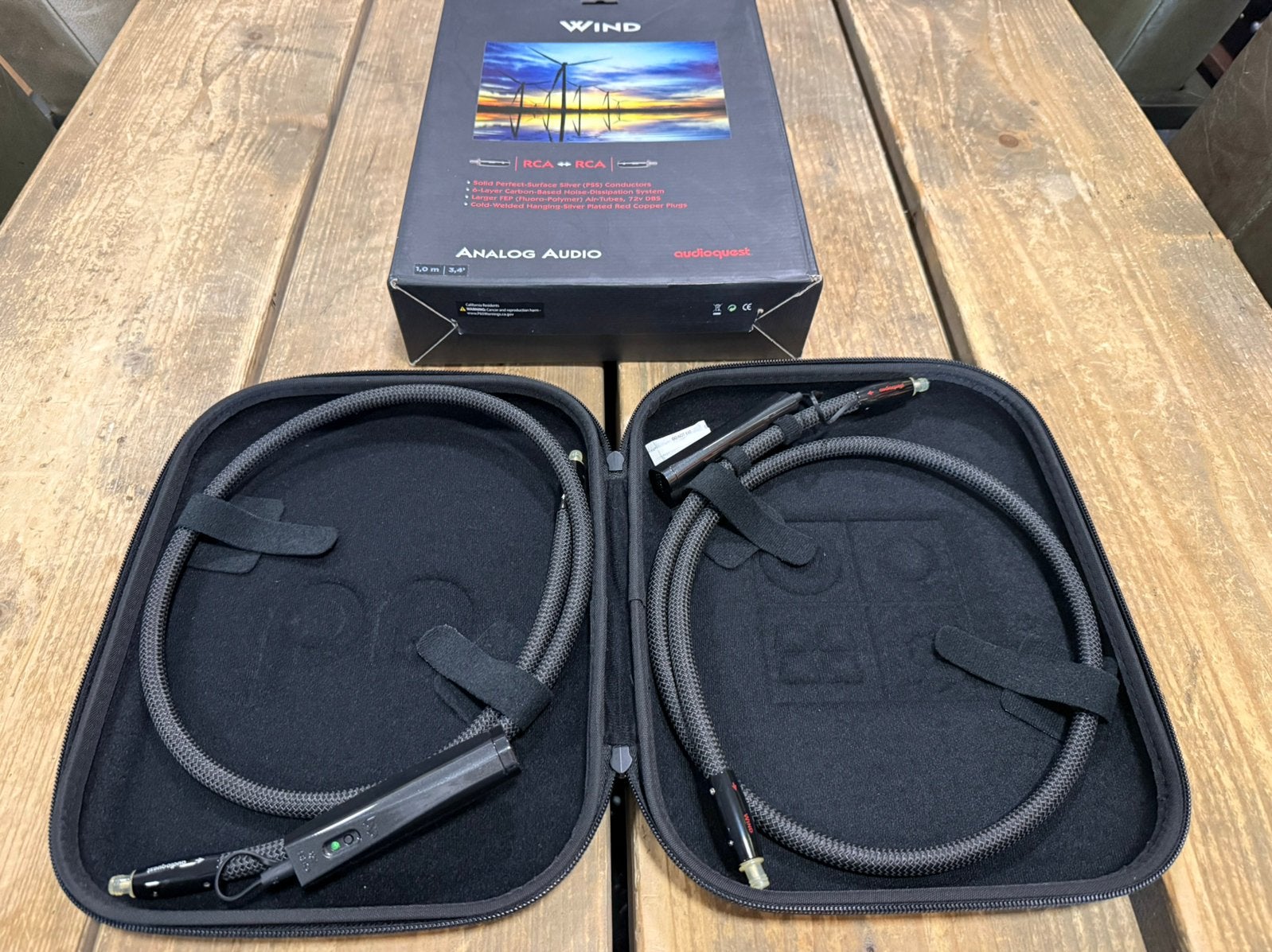 AudioQuest Wind RCA, Ophalen of Verzenden, Zo goed als nieuw, Minder dan 2 meter, Interlink-kabel