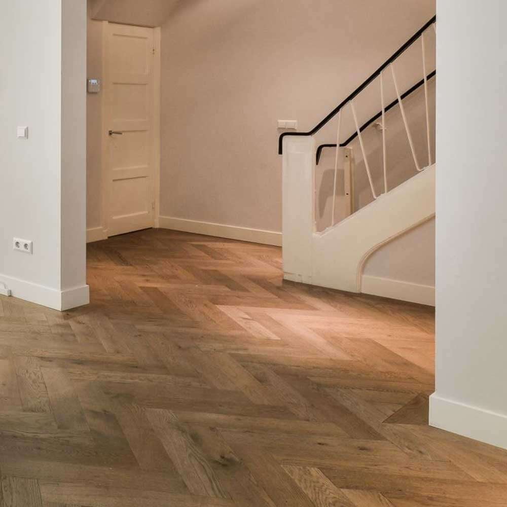 Laminaat en PVC, EIKEN Multiplank, Visgraat en Grenen, Nieuw, 10 m² of meer, 10 tot 30 cm, Hout