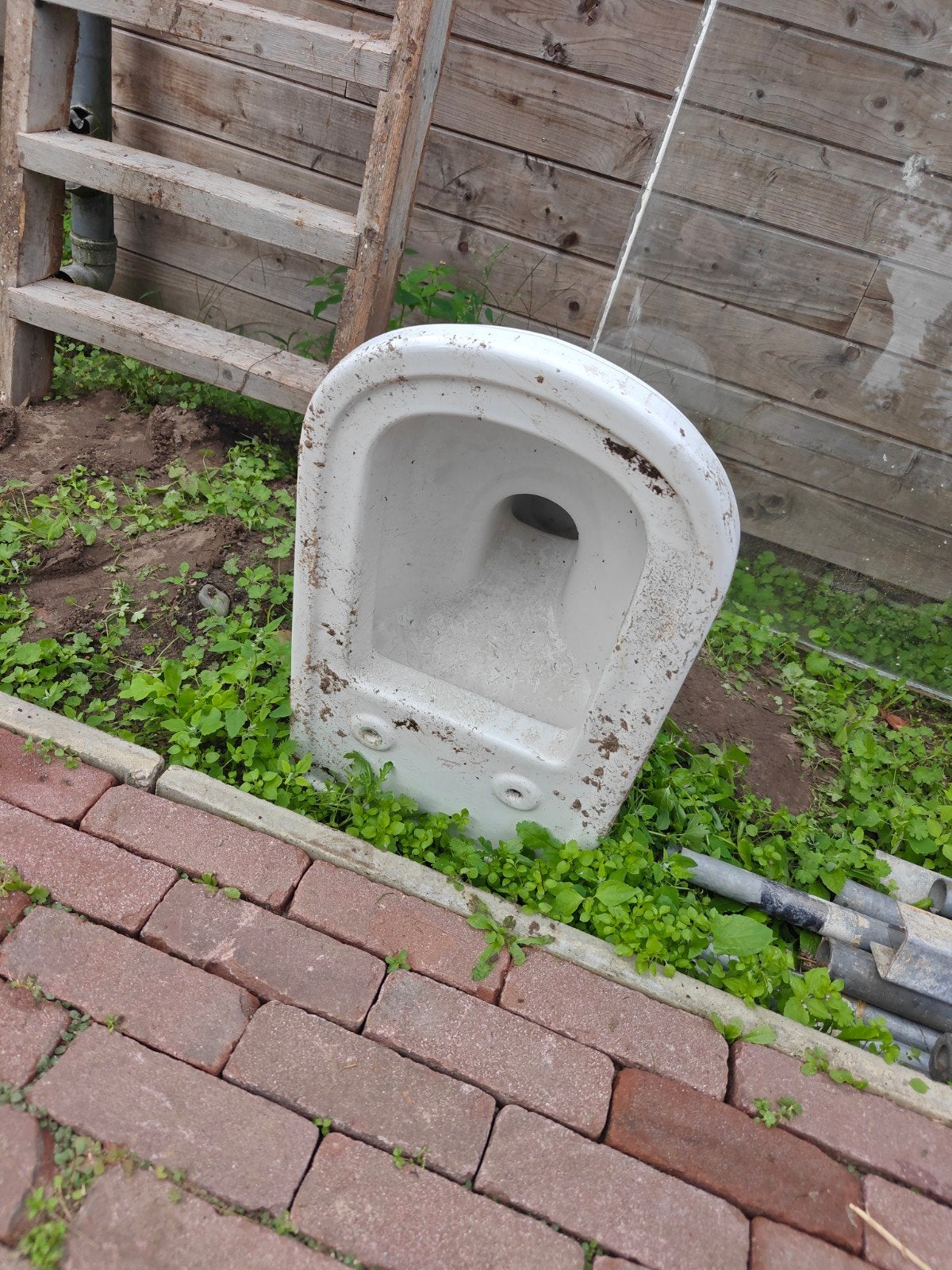 WC pot gratis ophalen, Doe-het-zelf en Verbouw, Ophalen, Gebruikt, Toilet