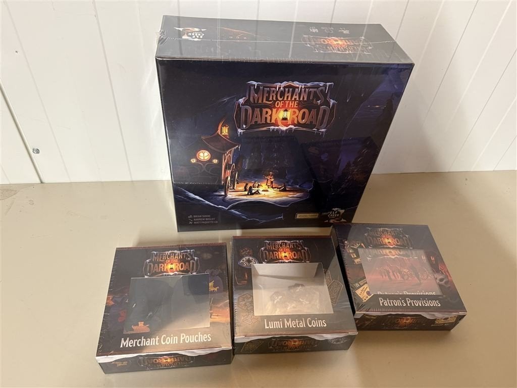 Bordspel - Merchants Of The Dark Road Kickstarter Deluxe Bun, Ophalen of Verzenden, Nieuw