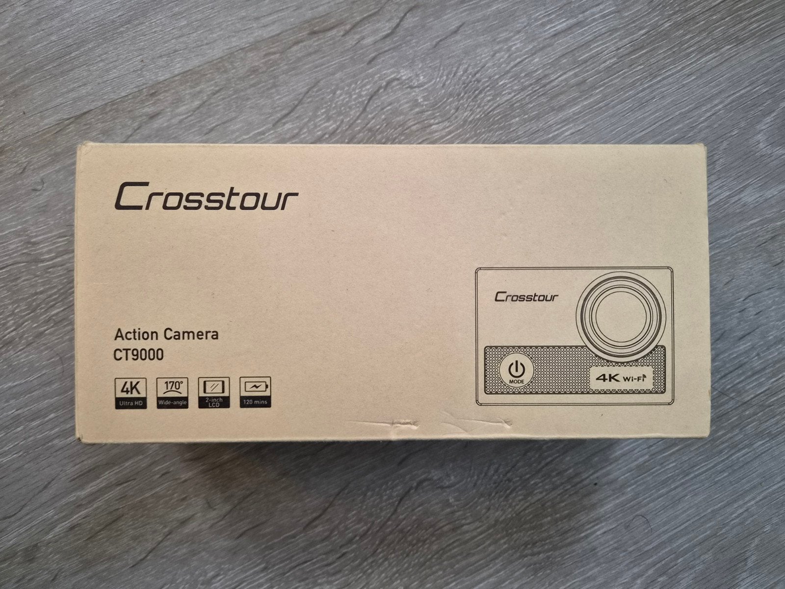 Crosstour CT9000 4K WiFi Action Camera - Nieuwstaat, Ophalen of Verzenden, Nieuw, Overige merken