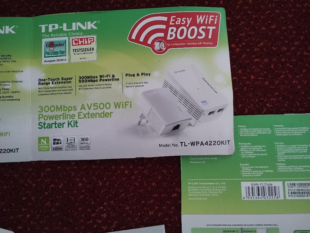 TP-link AV500 en AV600 Powerline Wi-Fi Kit, Ophalen of Verzenden, Gebruikt, Tp link