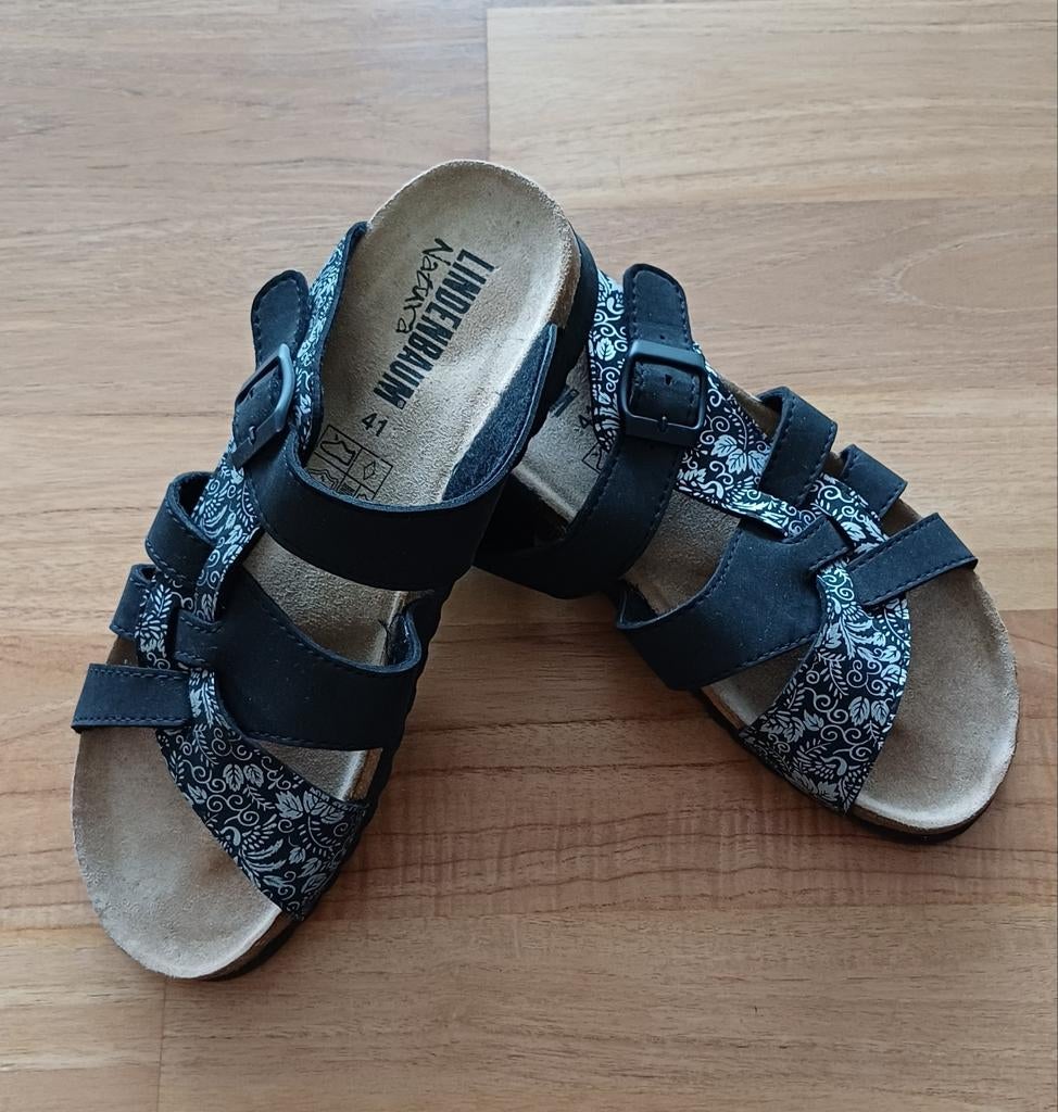 NIEUW Slippers dames mt 41 Lindenbaum Natura Comfort, Ophalen of Verzenden, Nieuw, Zwart