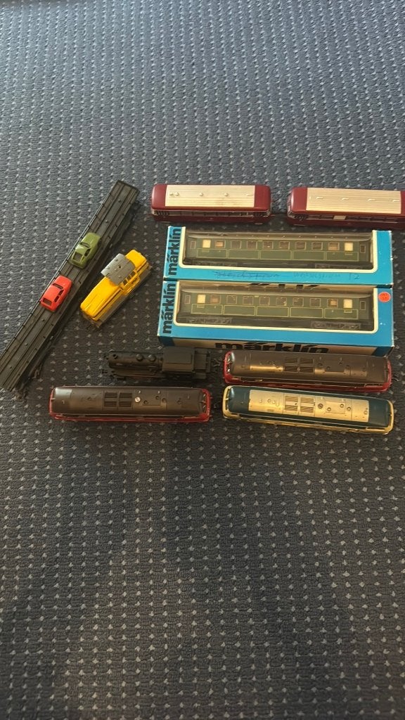 Modeltreinen waarvan groot deel marklin, Wisselstroom, Gebruikt, Locomotief, Ophalen of Verzenden