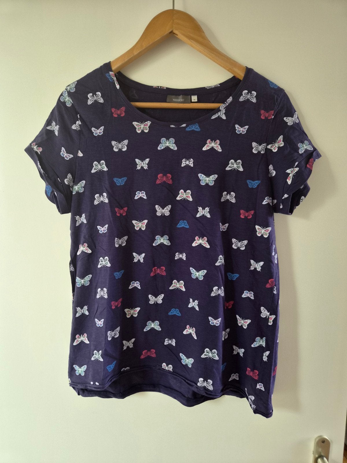 Dames tshirt, Kleding | Dames, Maat 38/40 (M), Blauw, Yessica, Ophalen of Verzenden