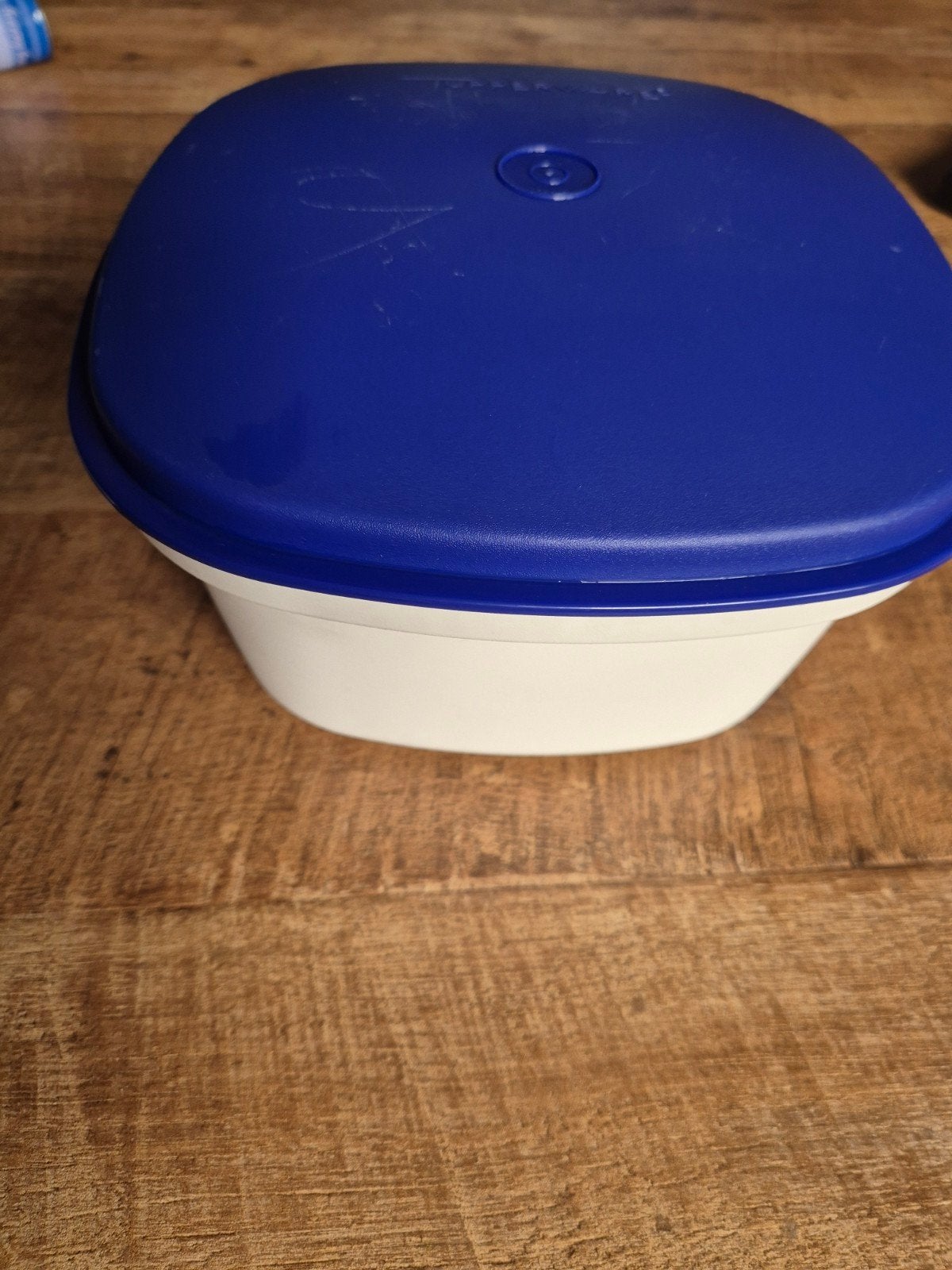 Tupperware vergiet met kom en deksel - Zo goed als nieuw, Ophalen of Verzenden, Zo goed als nieuw, Blauw, Bak of Kom