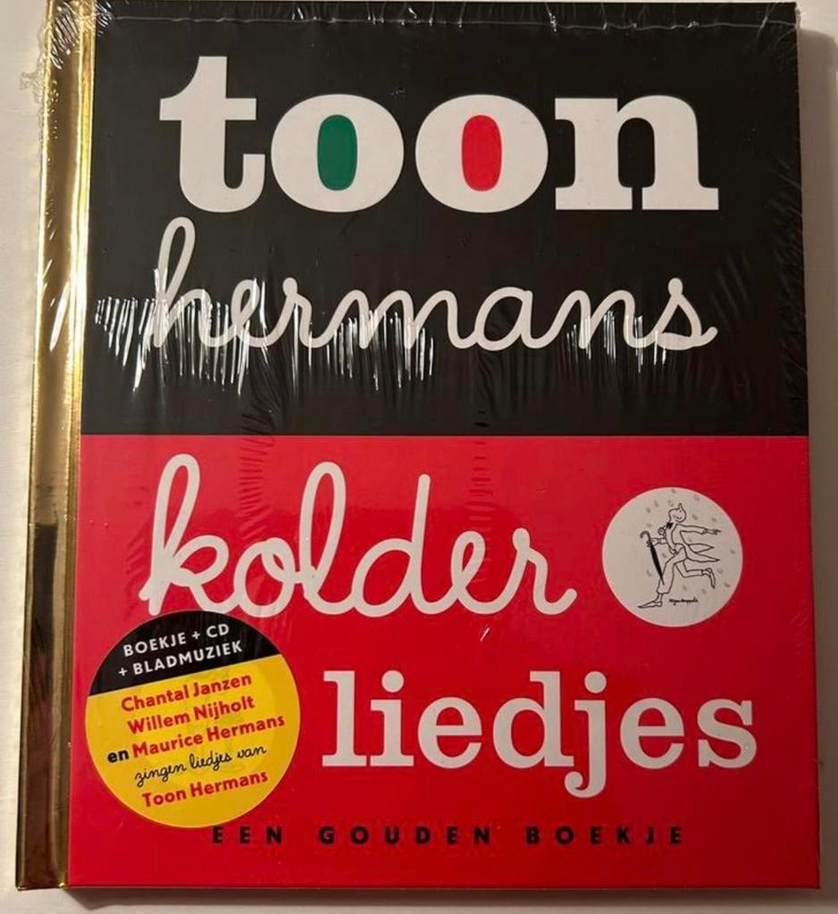 Gouden Boekjes - Kolderliedjes boekje+CD+bladmuziek NIEUW, Ophalen of Verzenden