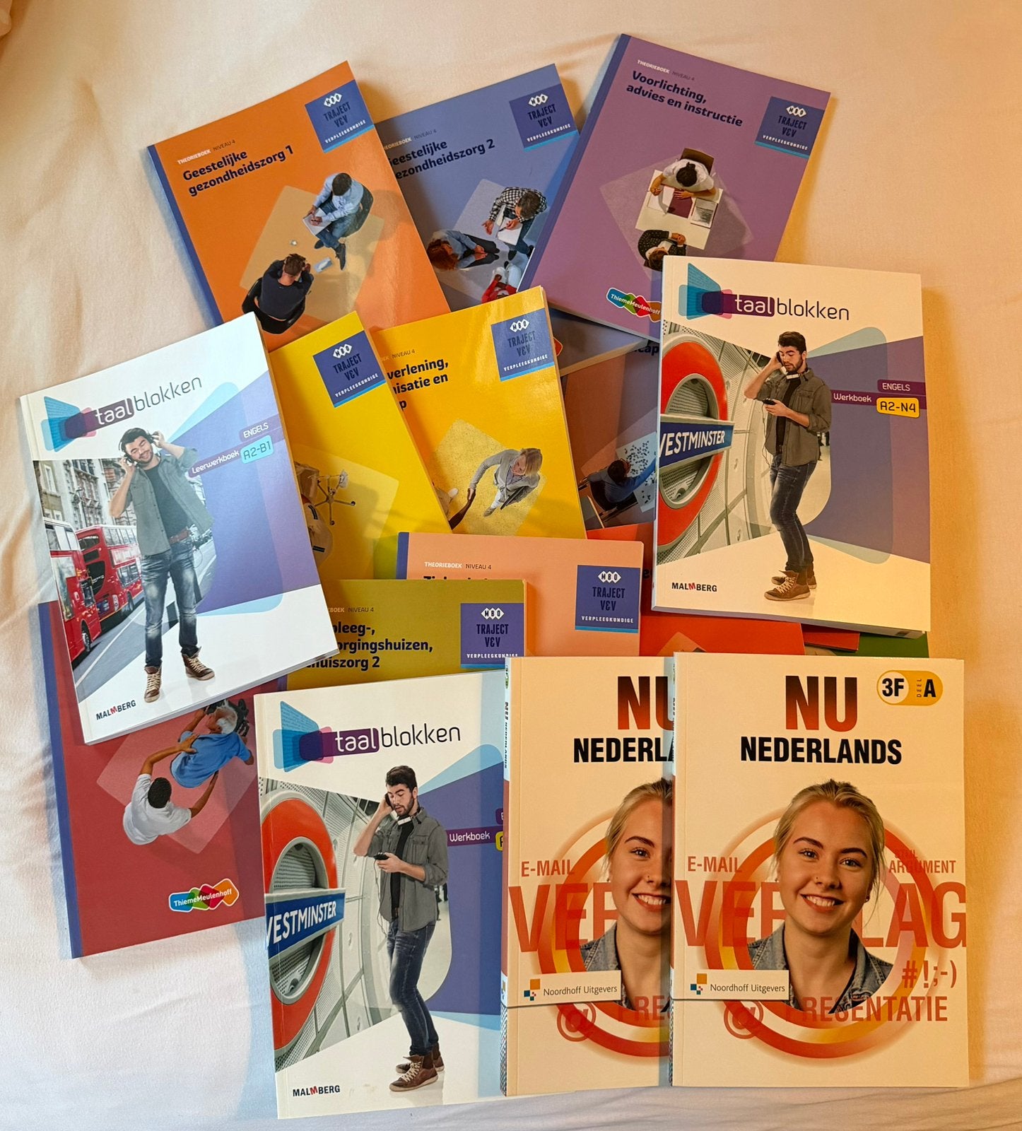 Verpleegkundige studieboeken, Verzenden, Zo goed als nieuw, Overige niveaus, Nederlands