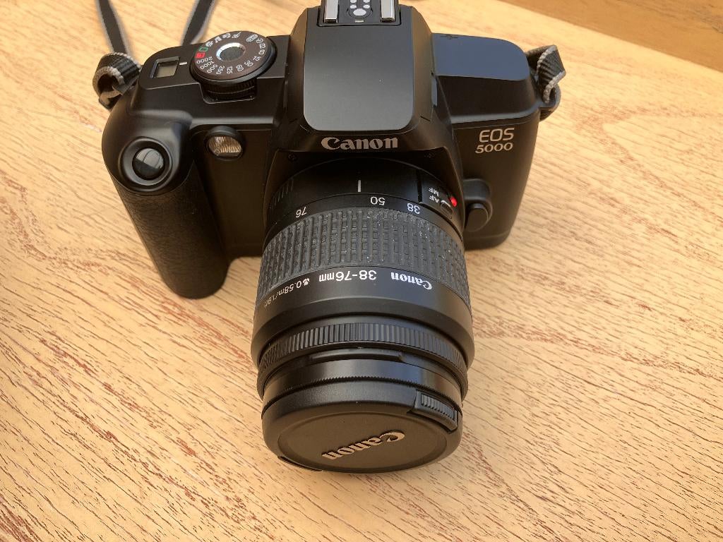 CANON EOS 5000 analoog, Audio, Tv en Foto, Fotocamera's Analoog, Ophalen, Zo goed als nieuw, Spiegelreflex, Canon