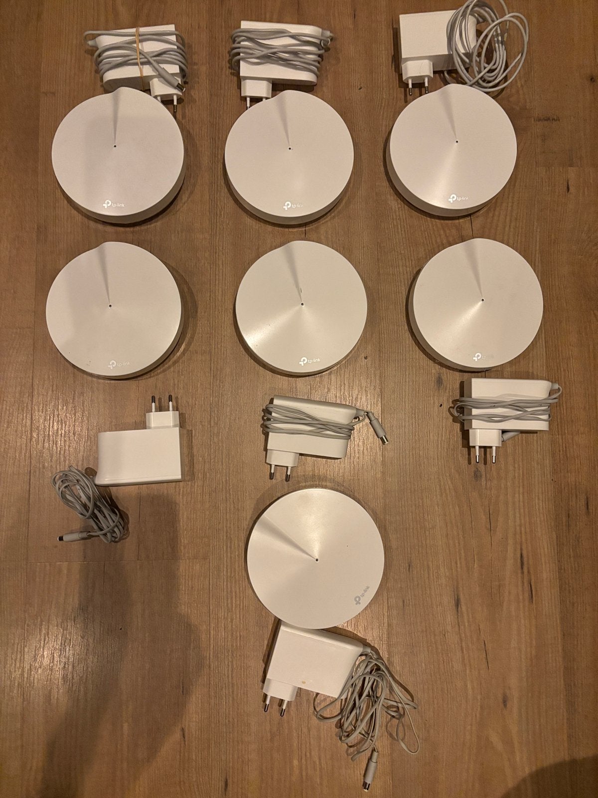 TP-Link Deco M9 Plus AC2200 v2.0 (set van 7), Computers en Software, Ophalen of Verzenden, Gebruikt