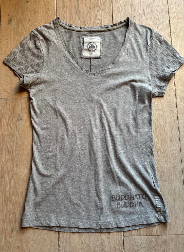 Buddha to buddha shirt maat M grijs, Maat 38/40 (M), Ophalen of Verzenden, Korte mouw, Grijs