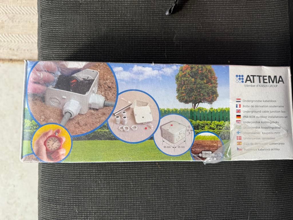 Ondergrondse kabeldoos, Ophalen, Nieuw