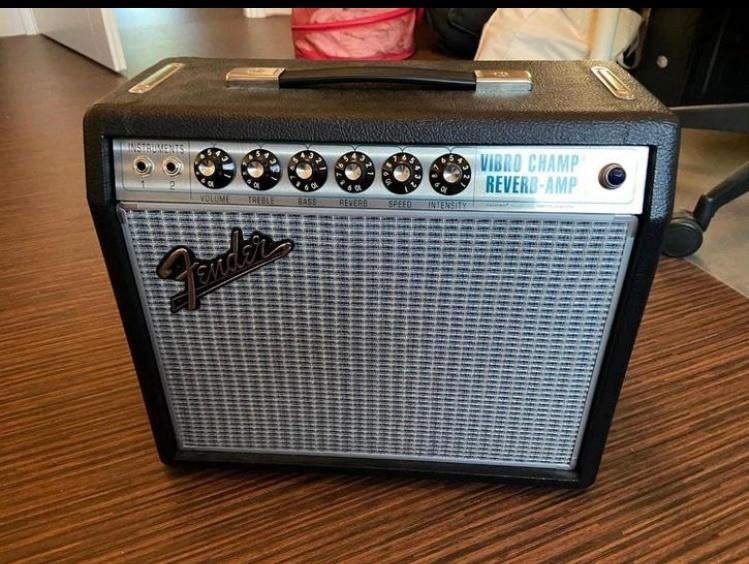Fender Custom 68 Vibro Champ Reverb, Ophalen, Zo goed als nieuw, Gitaar, Minder dan 50 watt