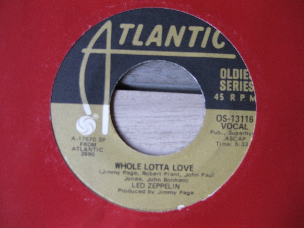 Vinyl single Led Zeppelin   "Whole lotta love", Cd's en Dvd's, Vinyl Singles, Ophalen of Verzenden, Gebruikt, Rock en Metal