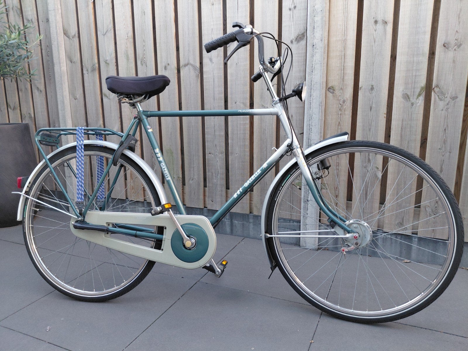 Gazelle primeur met 3 versn en trommelremmen, Fietsen en Brommers, Fietsen | Heren | Herenfietsen, Ophalen, Gebruikt, Versnellingen