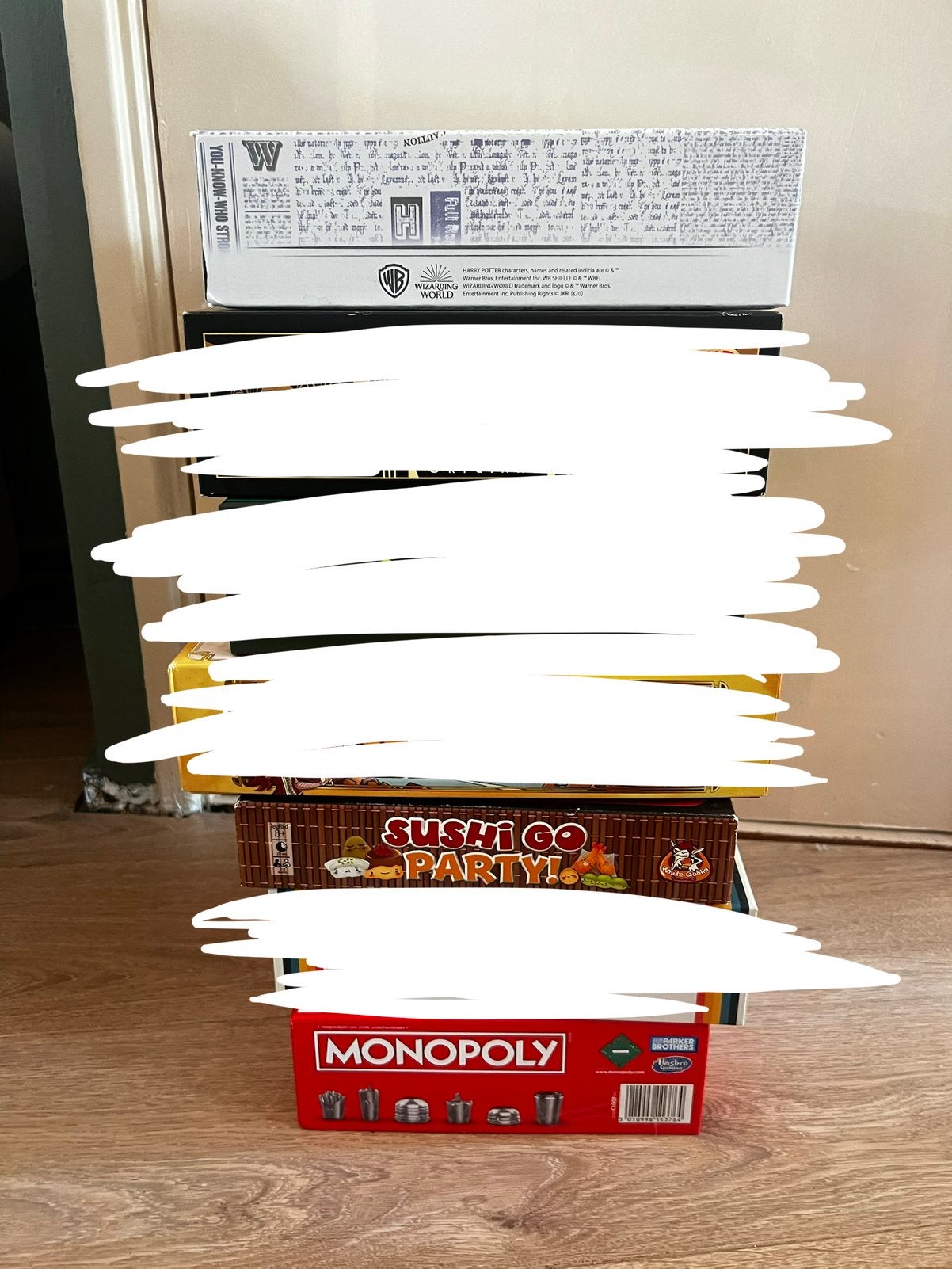 Een hele hoop gezelschapspellen, Ophalen, Gebruikt