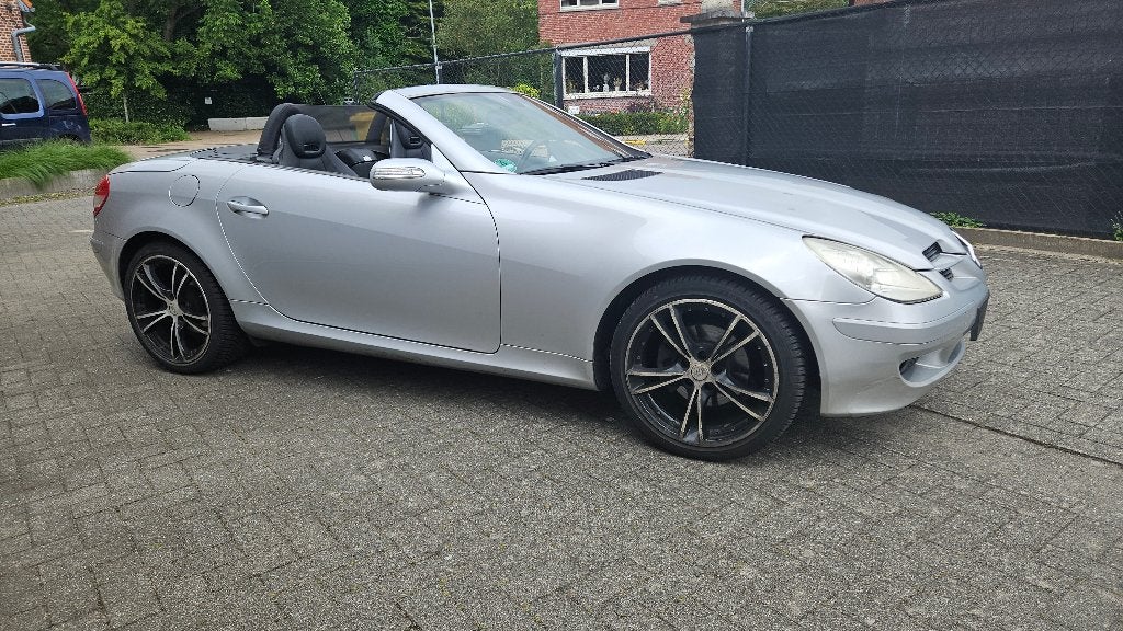 Merc. SLK200 Automaat, Airscarf,airco,leer,navi,cr.controle, Auto's, Mercedes-Benz, Automaat, Achterwielaandrijving, 4 cilinders