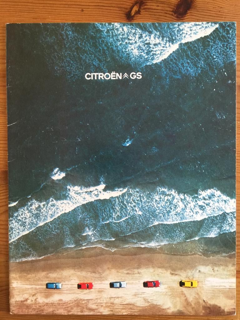 Folder van Citroën GS, gedrukt najaar 1978, Ophalen of Verzenden, Nieuw, Citroën
