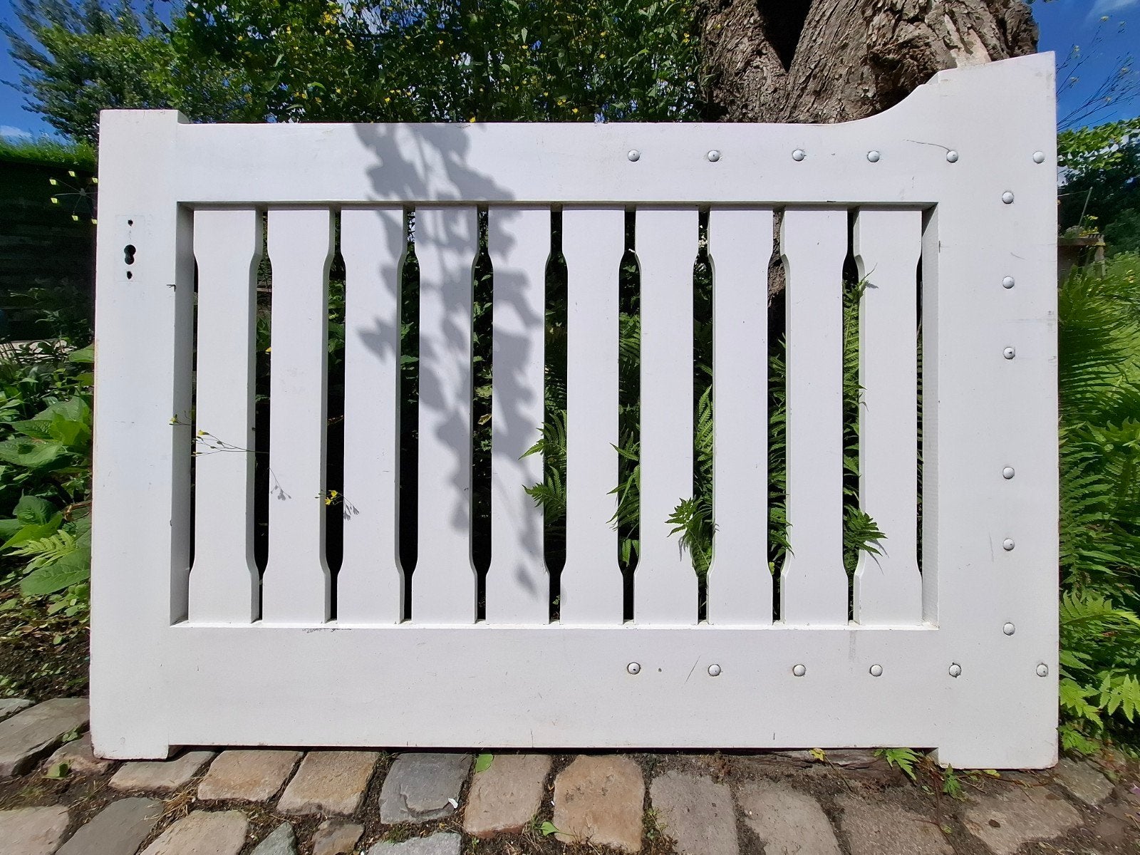 Merbau Tuinpoort 170B x 127h, Ophalen, 150 tot 200 cm, Hout, 200 cm of meer