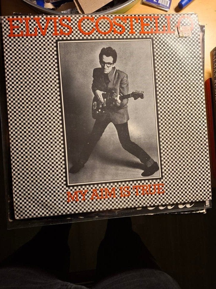 Elvis Costello - My Aim Is True LP (1977), LP, Gebruikt, Pop, Originele persing