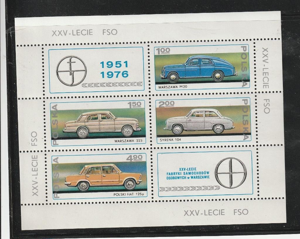 Polen 1977 - Zeran autofabriek, Ophalen, Polen, Postfris