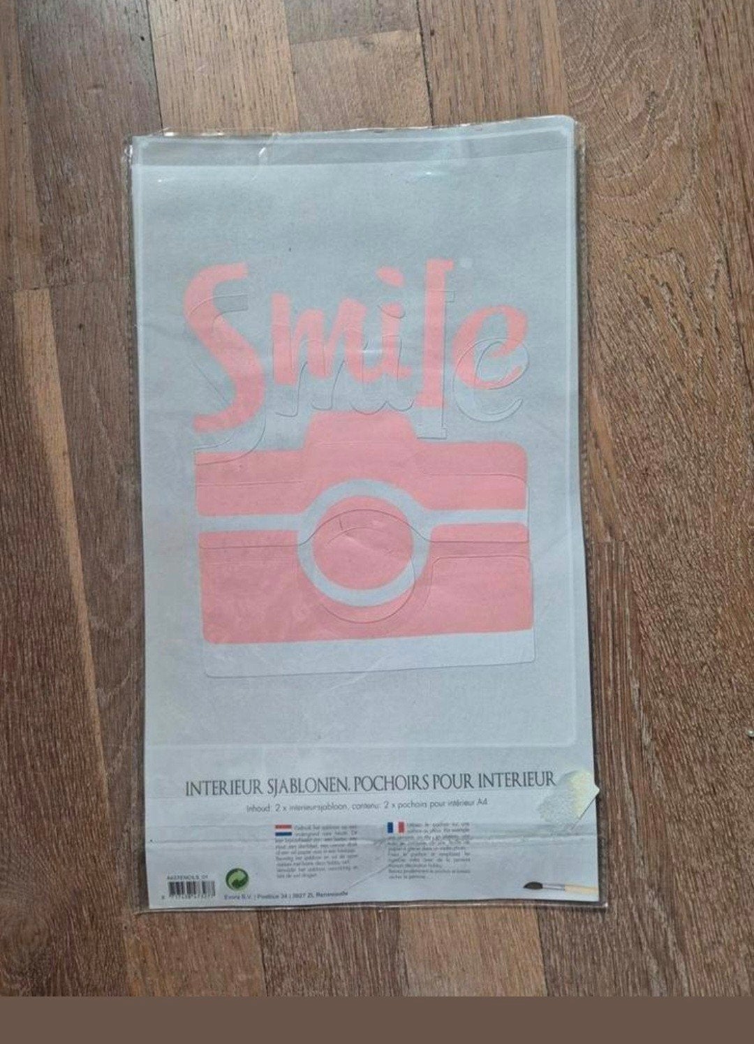 Interieur Sjablonen - Smile & Focus on the Good, Overige thema's, Nieuw, Ophalen of Verzenden, Kunststof