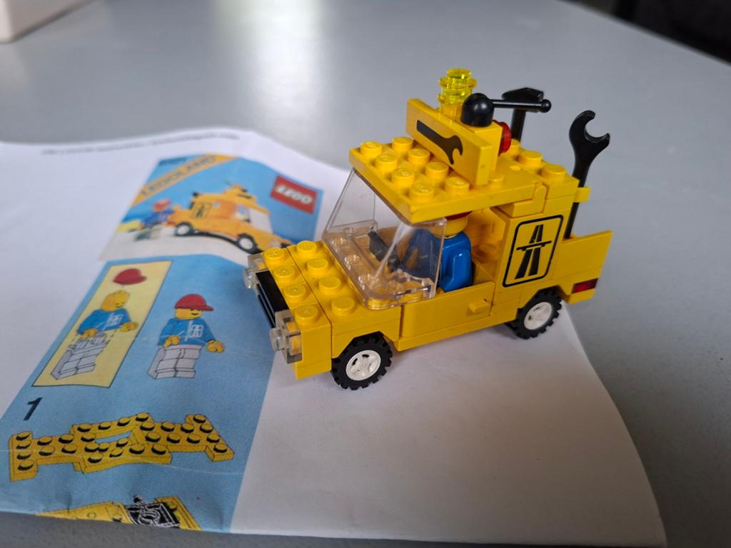 Lego Legoland set # 6521 Wegenwacht, Gebruikt, Lego, Compleet, Ophalen of Verzenden