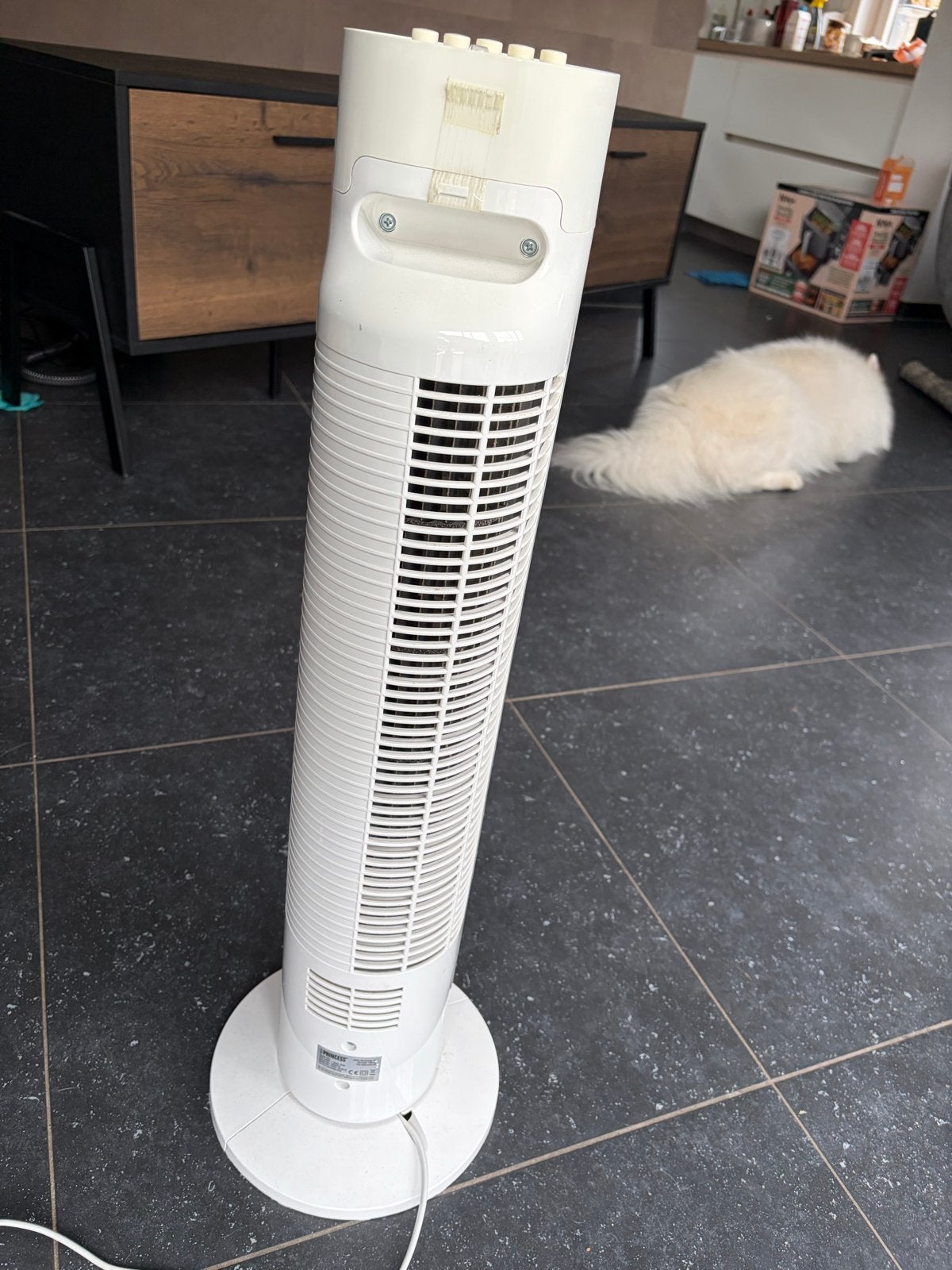 Princess Torenventilator - Wit, Krachtig en Stil, Ophalen, Gebruikt, Torenventilator