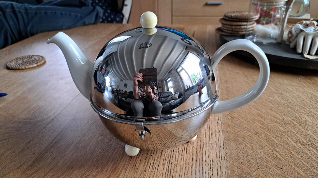 Bredemeijer theepot, Ophalen of Verzenden, Zo goed als nieuw, Overige materialen, Pot, Bus of Blik