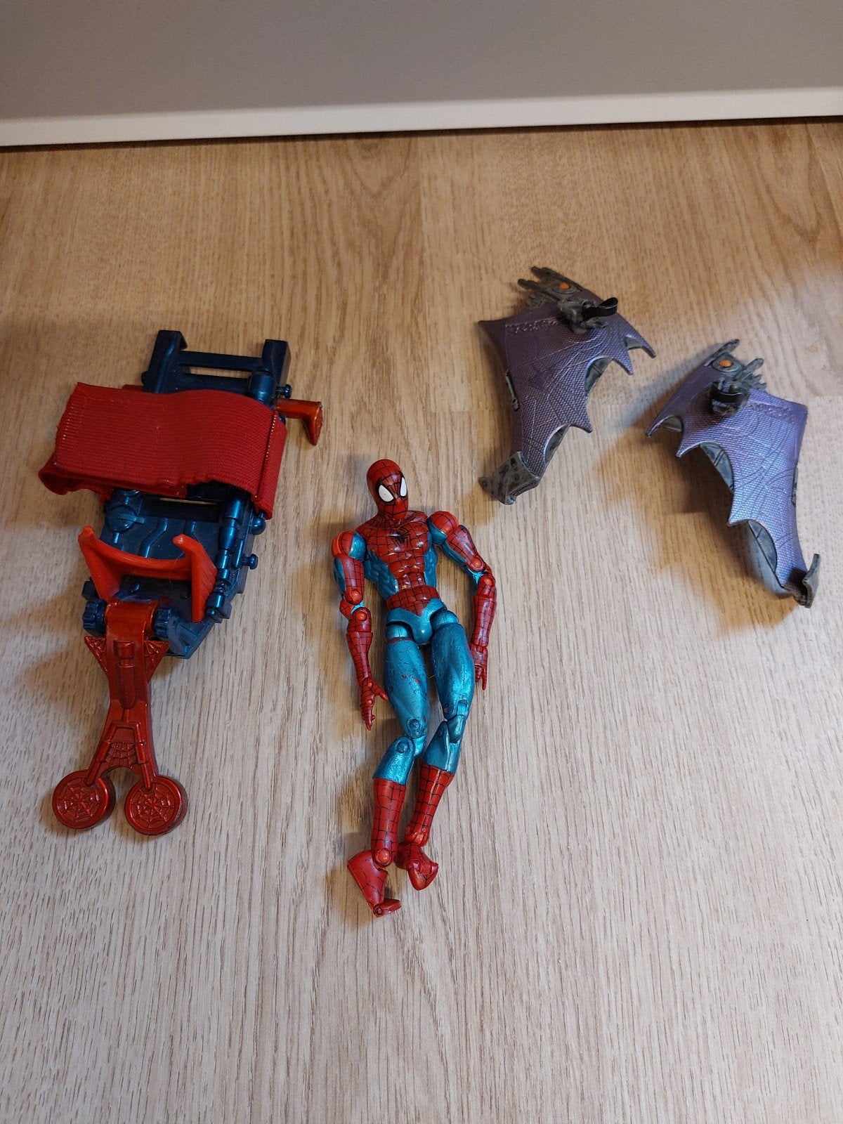 Spiderman figuur met gliders, Ophalen of Verzenden