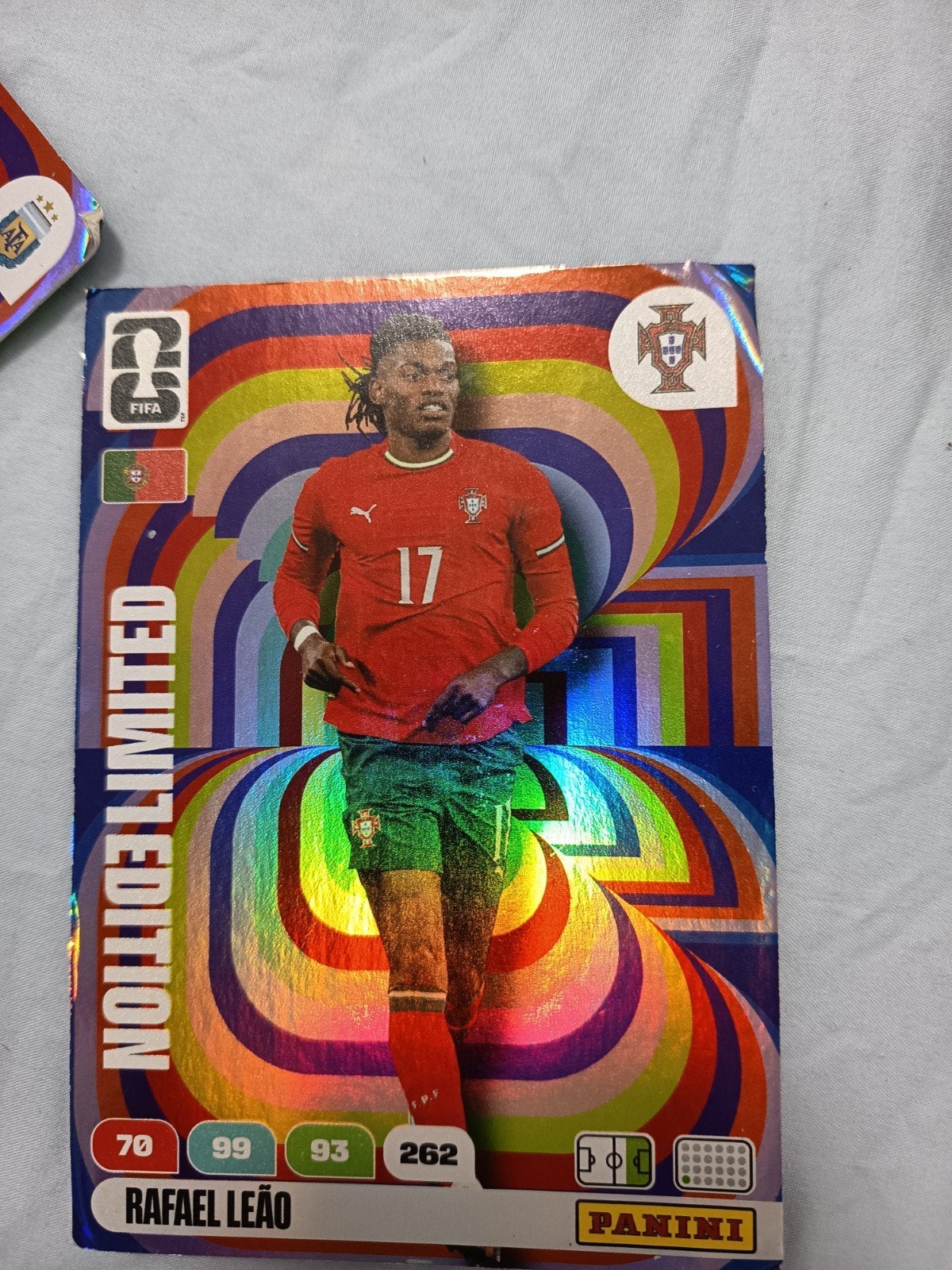 Rafael Leão Limited Edition Panini FIFA Voetbal Kaart, Ophalen of Verzenden