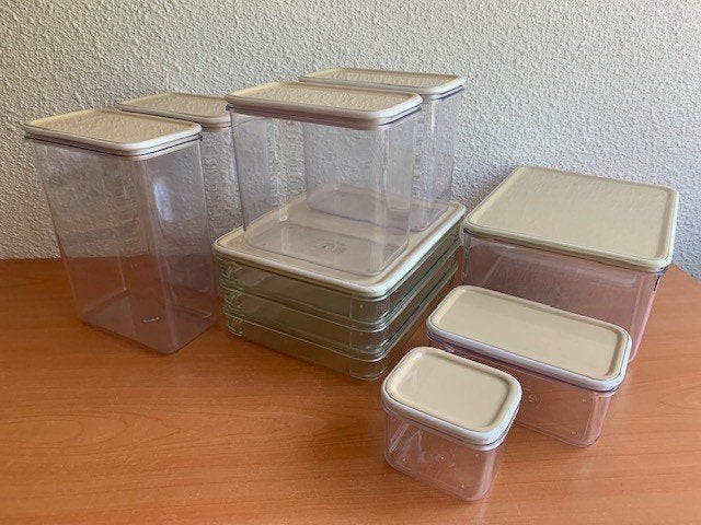 Mepal  Modul: voorraaddozen # 2 (retro/vintage), Beige, Lochem, Kunststof, Ophalen of Verzenden