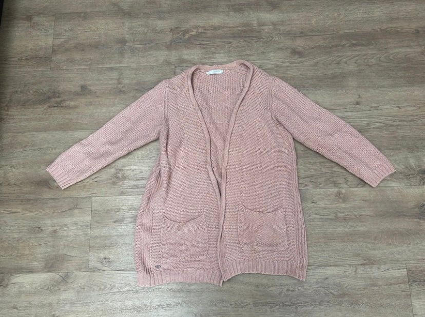 Sissy Boy | Lichtroze open vest | Maat S / M | Gebreid, Ophalen of Verzenden, Zo goed als nieuw, Maat 38/40 (M), Roze