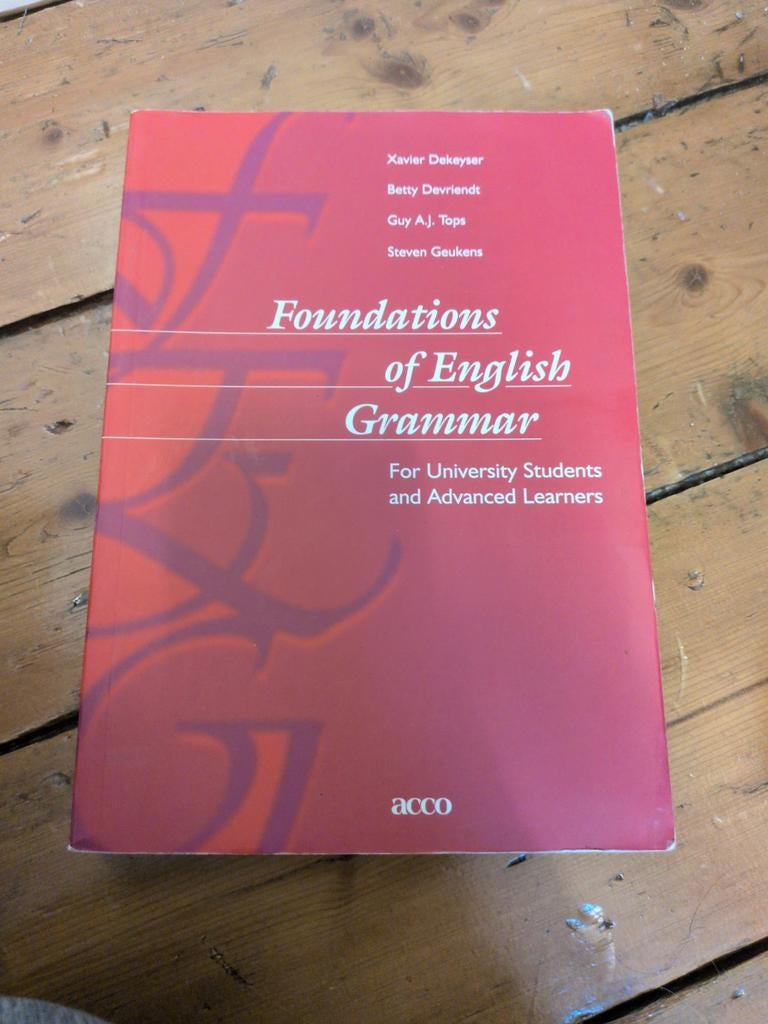 Foundations of English Grammar - Engelse Grammatica, Ophalen of Verzenden