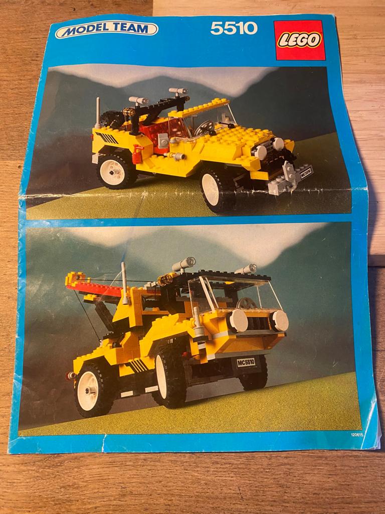 Lego Technic model team 5510 4x4 off road  jeep takelwagen, Ophalen of Verzenden, Zo goed als nieuw