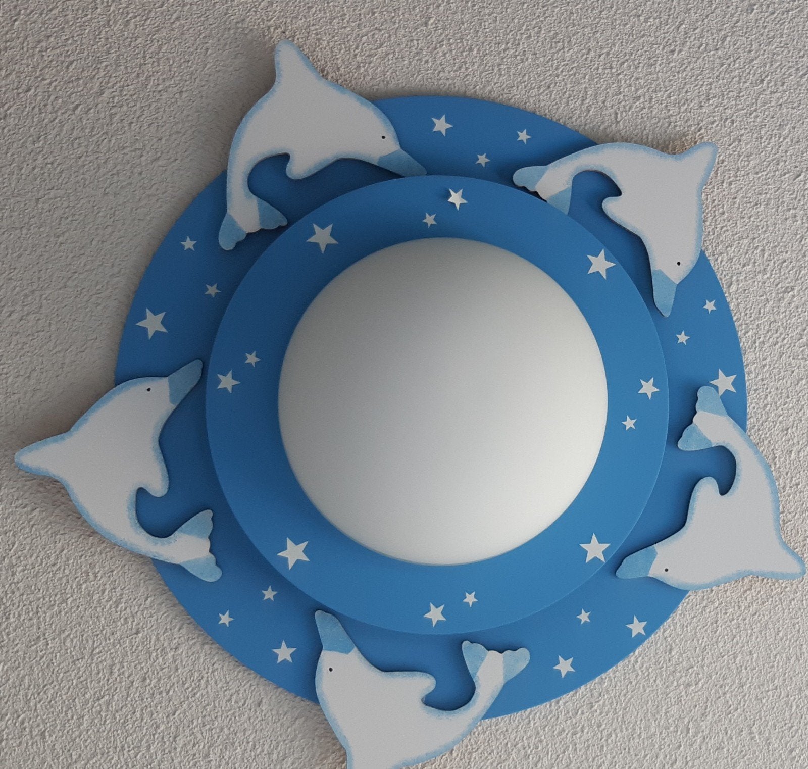 Dolfijnen lamp, Ophalen of Verzenden, Zo goed als nieuw, Lamp