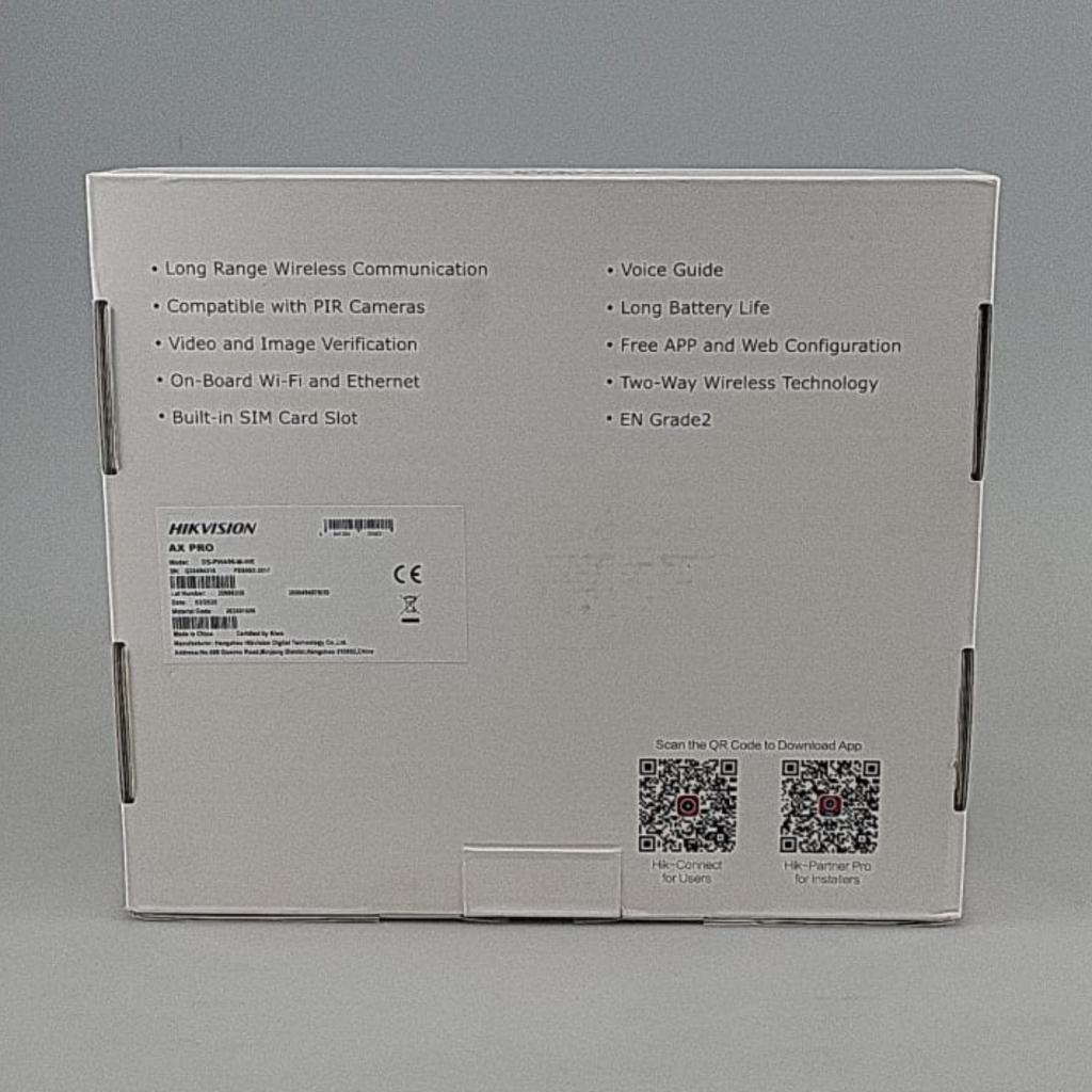 Hikvision AX Pro Centrale DS-PWA96-M-WE Wit | Nieuw, Hikvision, Nieuw, https://www.hikvision.com/en/support/contact-us/, No.555 Qianmo Road, Binjiang District, Hangzhou 310052, China