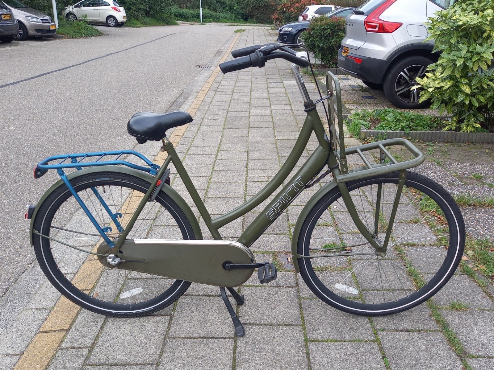 Spirit Cargo N3 - Transportfiets - Army Green  - 57cm, Terugtraprem, Gebruikt, (Extra) lage instap, 56 cm of meer