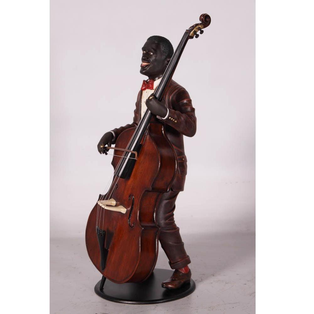 Jazzbeeld 66 cm - jazz muzikant, Ophalen, Nieuw