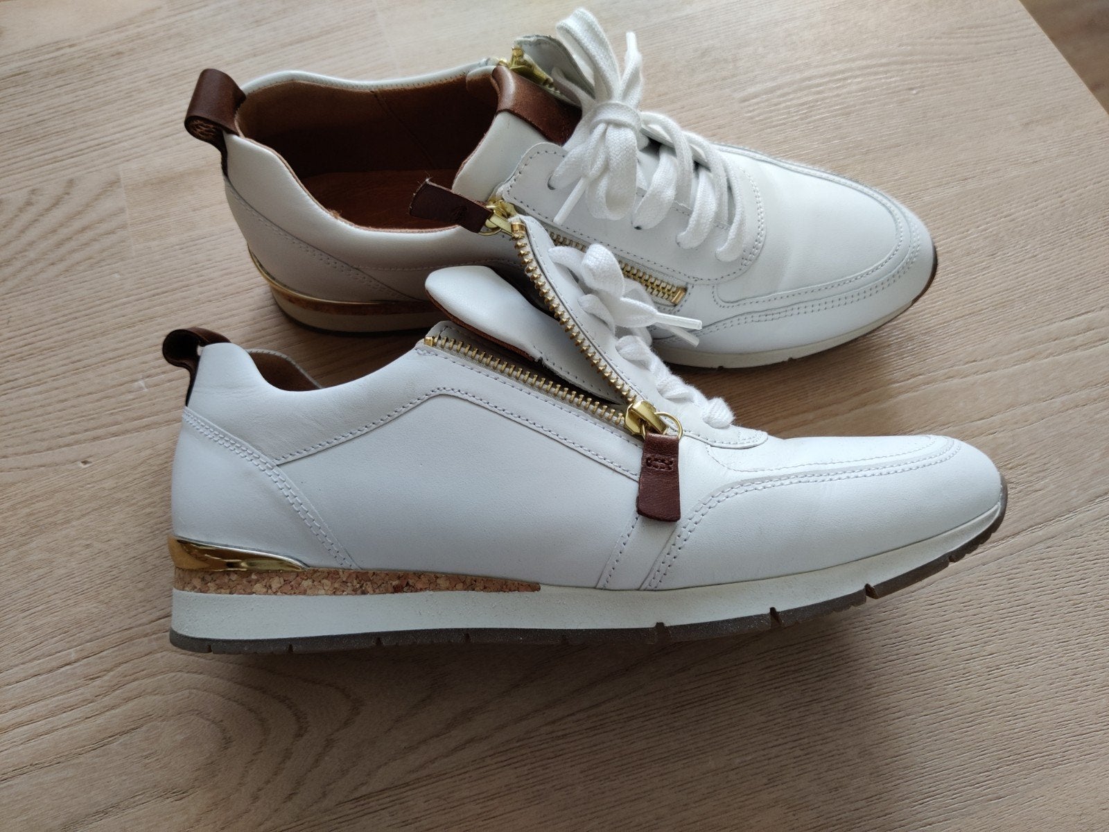 Gabor witte sneakers, maat 6, 5 (40), Wit, Gabor, Ophalen of Verzenden, Sneakers of Gympen