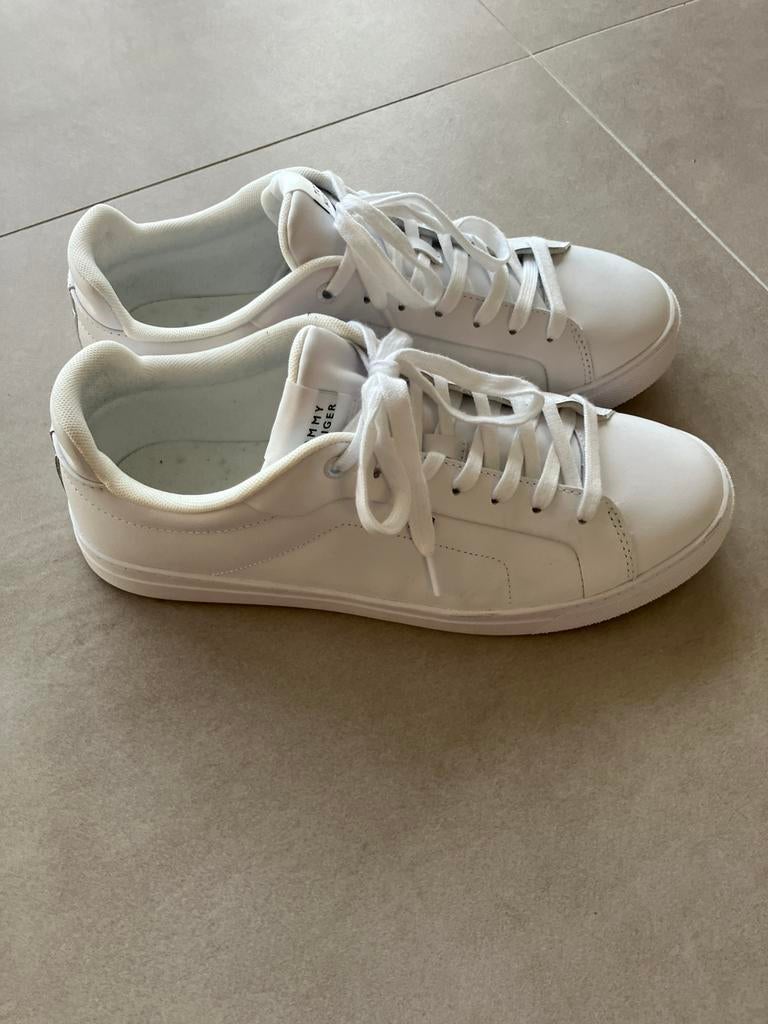 Tommy Hilfiger Sport Icon Court Lage sneakers - wit, Ophalen of Verzenden, Zo goed als nieuw, Wit