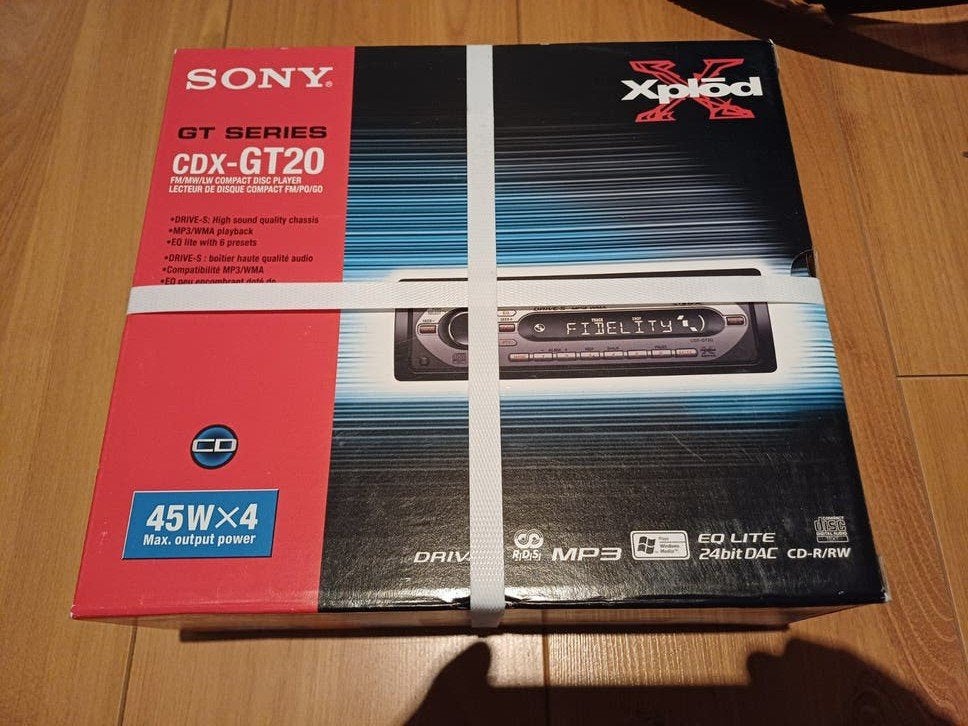 Nieuwe Sony CDX-GT20 GT Series Autoradio met CD/MP3/WMA, Ophalen of Verzenden, Nieuw