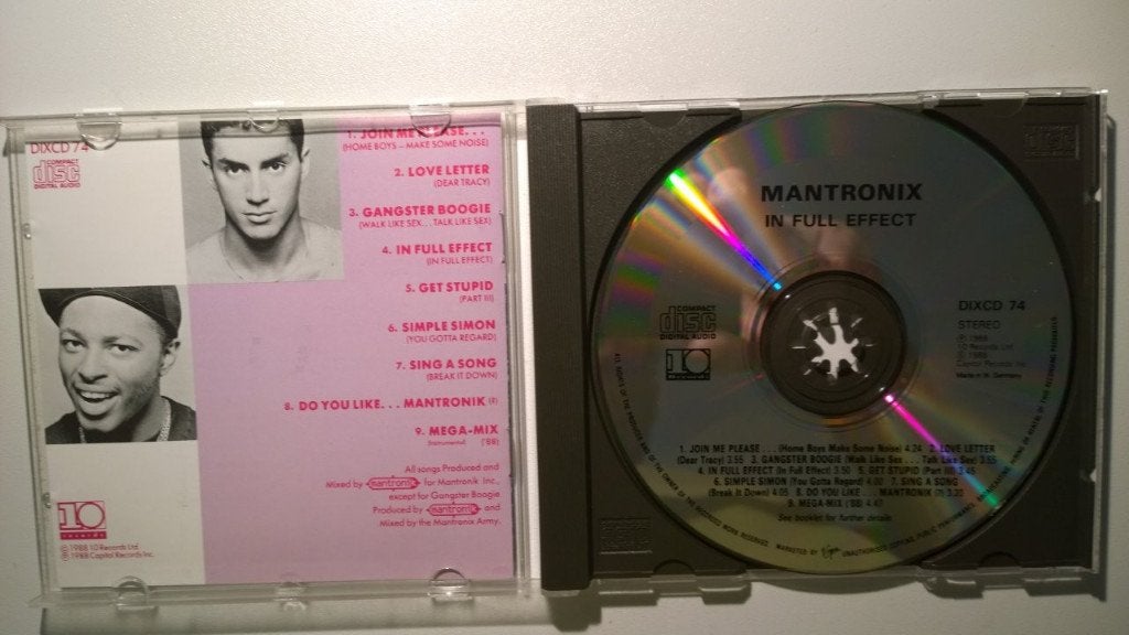 Mantronix - In Full Effect, Ophalen of Verzenden, Zo goed als nieuw, Pop, Album